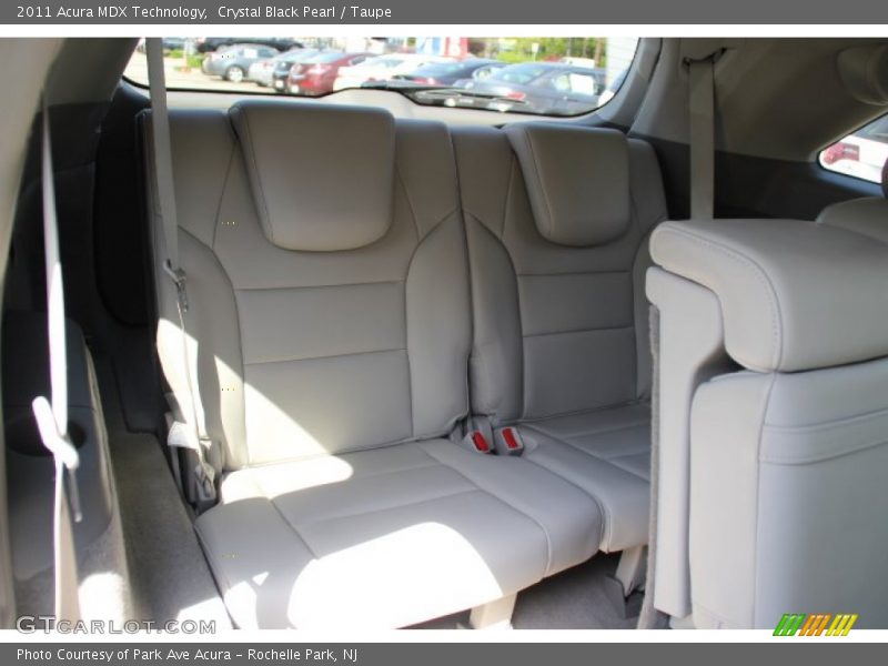 Crystal Black Pearl / Taupe 2011 Acura MDX Technology