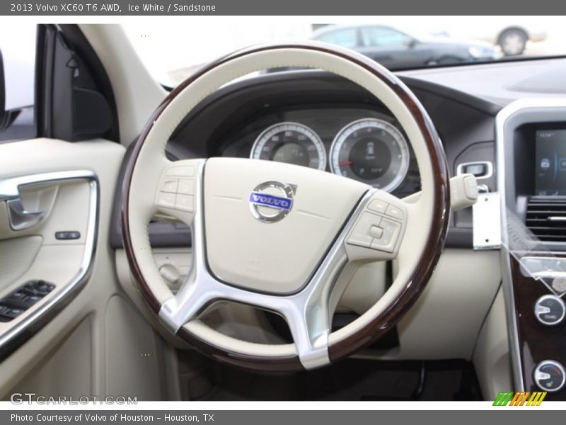 Ice White / Sandstone 2013 Volvo XC60 T6 AWD