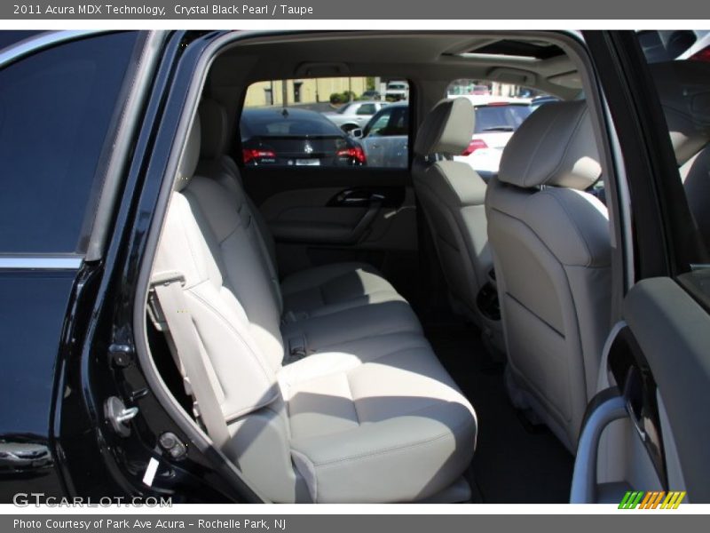 Crystal Black Pearl / Taupe 2011 Acura MDX Technology