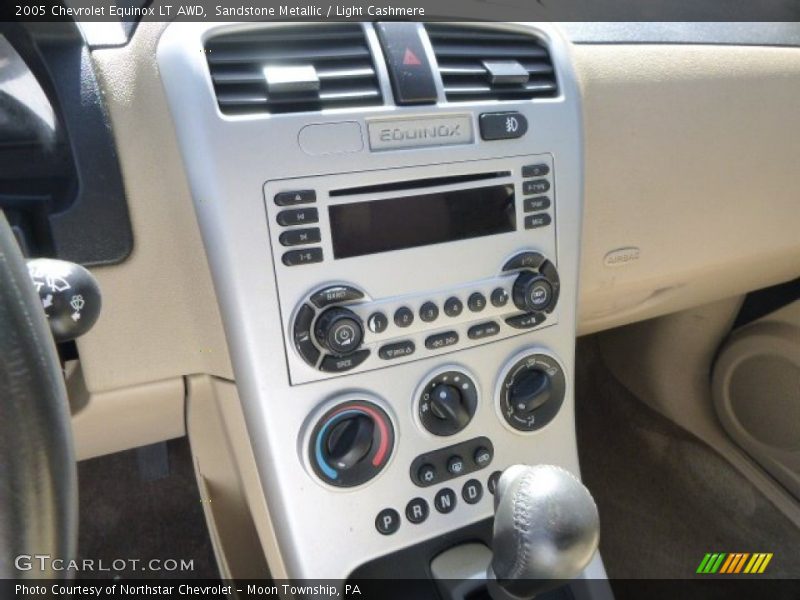 Controls of 2005 Equinox LT AWD