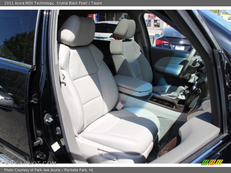 Crystal Black Pearl / Taupe 2011 Acura MDX Technology