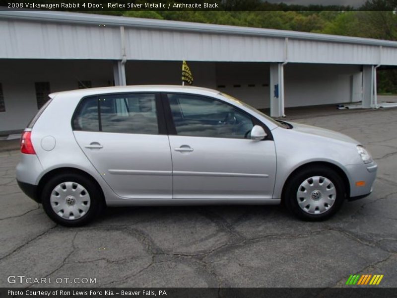 Reflex Silver Metallic / Anthracite Black 2008 Volkswagen Rabbit 4 Door