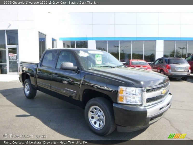 Black / Dark Titanium 2009 Chevrolet Silverado 1500 LS Crew Cab
