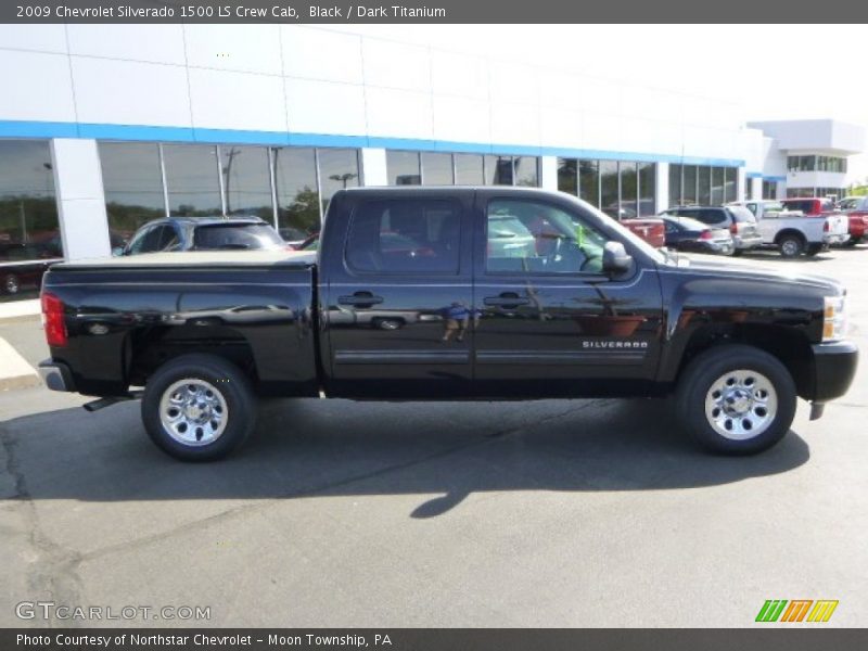 Black / Dark Titanium 2009 Chevrolet Silverado 1500 LS Crew Cab
