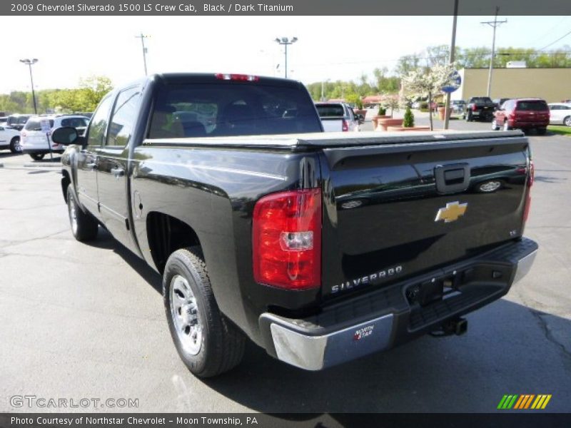 Black / Dark Titanium 2009 Chevrolet Silverado 1500 LS Crew Cab
