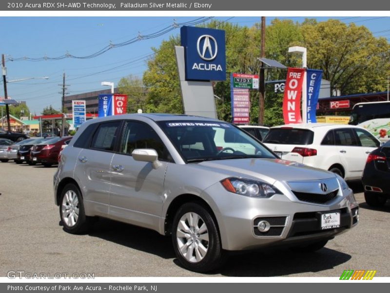 Palladium Silver Metallic / Ebony 2010 Acura RDX SH-AWD Technology