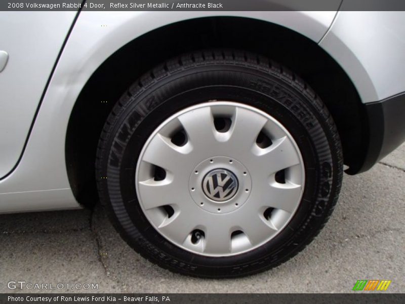 Reflex Silver Metallic / Anthracite Black 2008 Volkswagen Rabbit 4 Door
