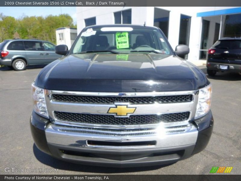 Black / Dark Titanium 2009 Chevrolet Silverado 1500 LS Crew Cab
