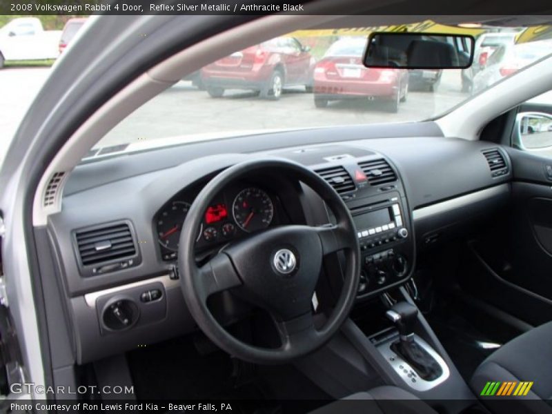 Reflex Silver Metallic / Anthracite Black 2008 Volkswagen Rabbit 4 Door