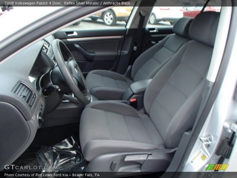 Reflex Silver Metallic / Anthracite Black 2008 Volkswagen Rabbit 4 Door