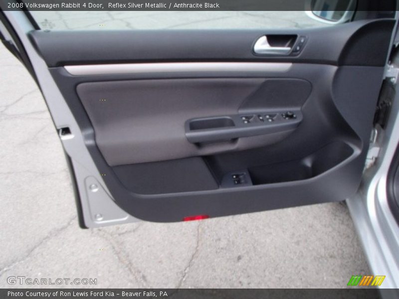 Reflex Silver Metallic / Anthracite Black 2008 Volkswagen Rabbit 4 Door