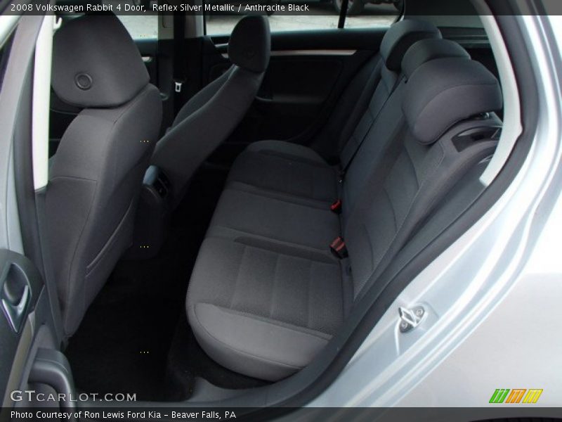 Reflex Silver Metallic / Anthracite Black 2008 Volkswagen Rabbit 4 Door