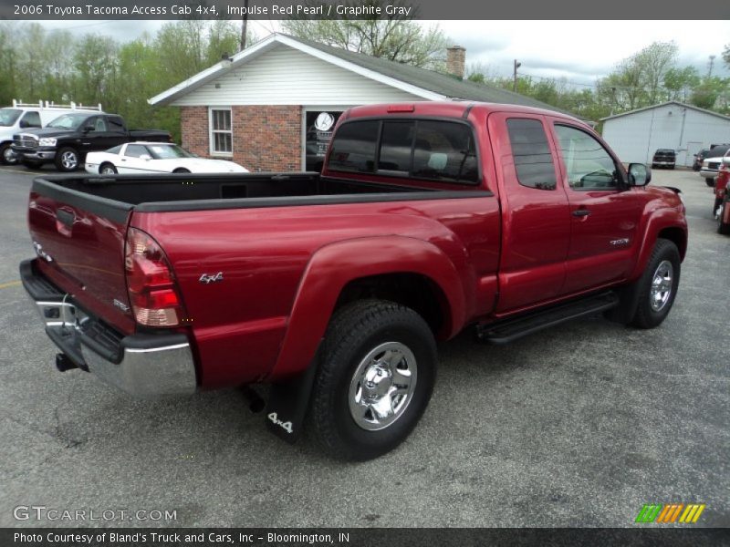 Impulse Red Pearl / Graphite Gray 2006 Toyota Tacoma Access Cab 4x4