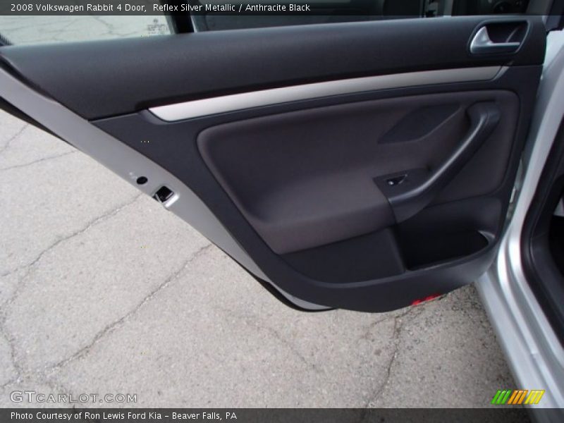 Reflex Silver Metallic / Anthracite Black 2008 Volkswagen Rabbit 4 Door