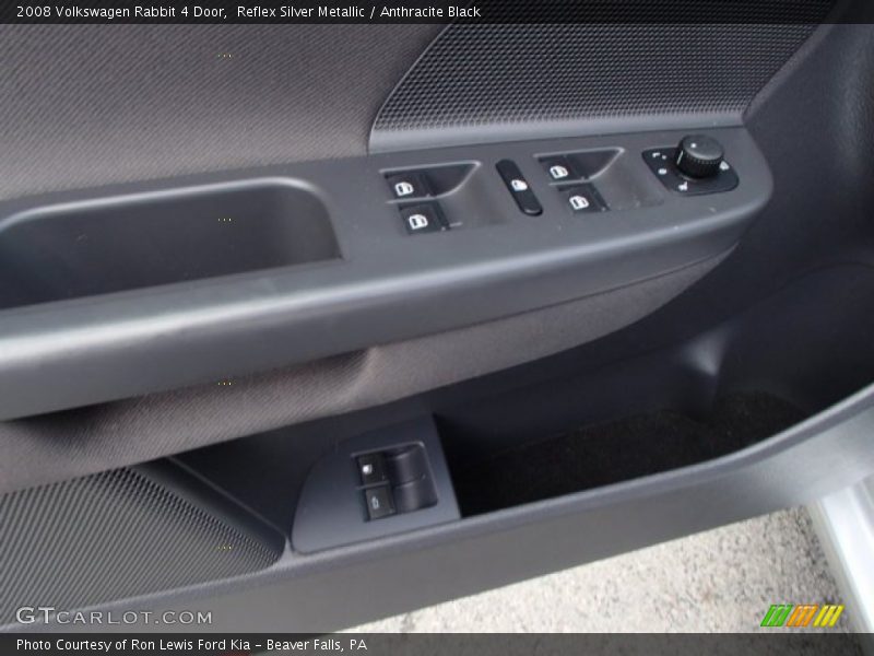 Reflex Silver Metallic / Anthracite Black 2008 Volkswagen Rabbit 4 Door