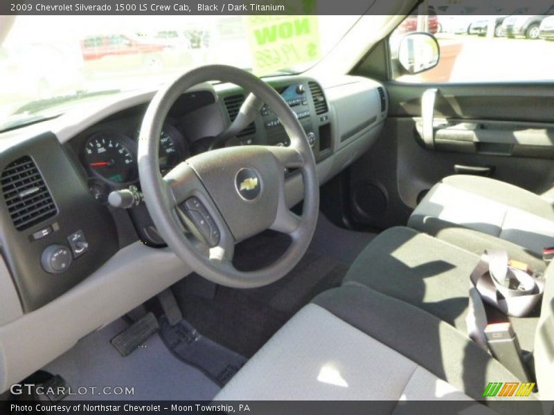 Black / Dark Titanium 2009 Chevrolet Silverado 1500 LS Crew Cab