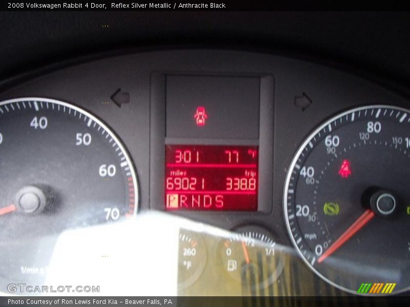 Reflex Silver Metallic / Anthracite Black 2008 Volkswagen Rabbit 4 Door