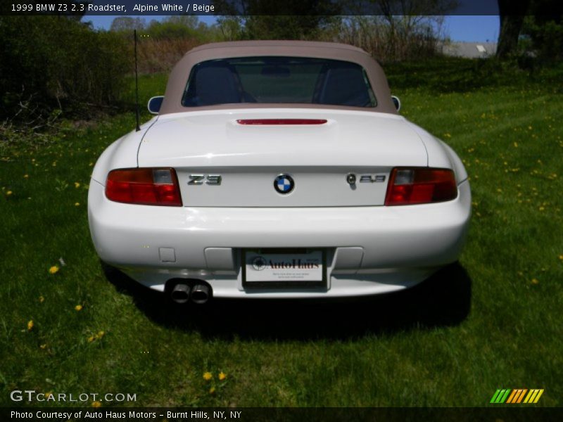 Alpine White / Beige 1999 BMW Z3 2.3 Roadster