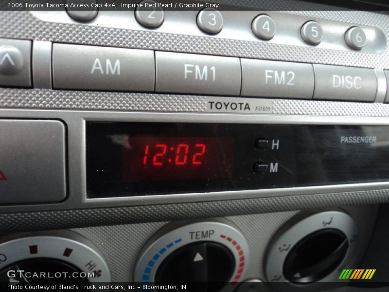 Impulse Red Pearl / Graphite Gray 2006 Toyota Tacoma Access Cab 4x4
