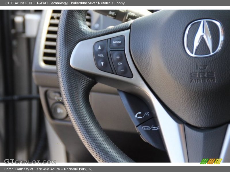 Palladium Silver Metallic / Ebony 2010 Acura RDX SH-AWD Technology