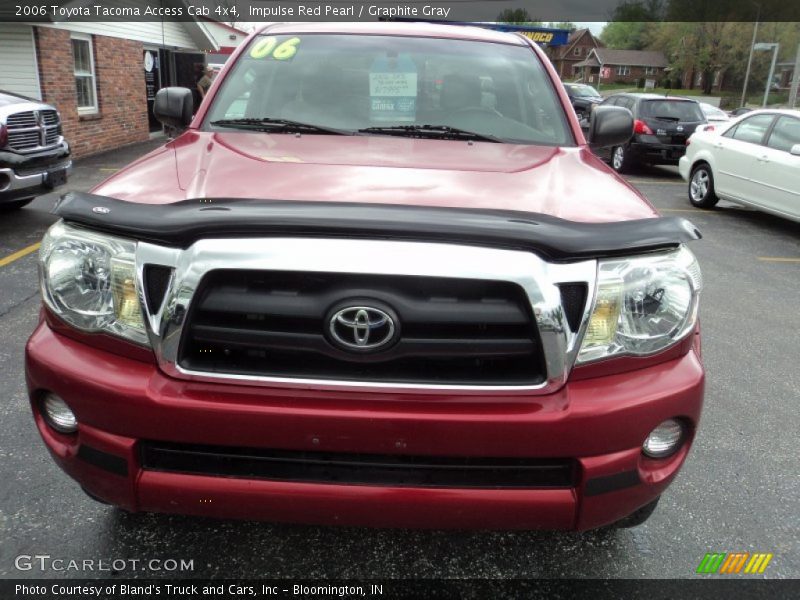 Impulse Red Pearl / Graphite Gray 2006 Toyota Tacoma Access Cab 4x4