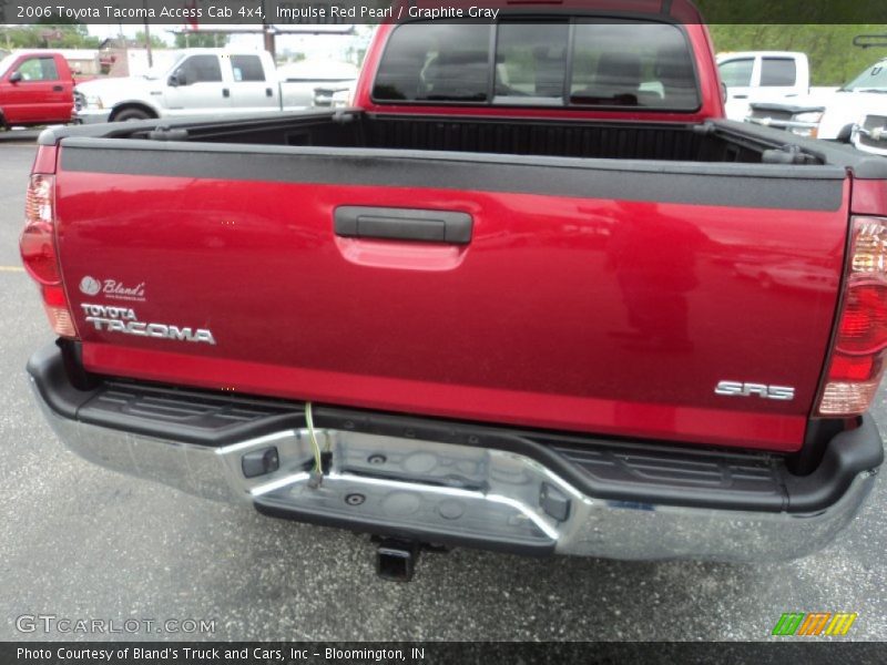 Impulse Red Pearl / Graphite Gray 2006 Toyota Tacoma Access Cab 4x4