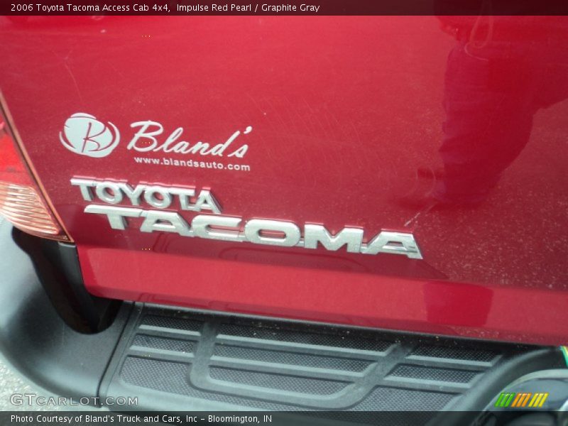 Impulse Red Pearl / Graphite Gray 2006 Toyota Tacoma Access Cab 4x4