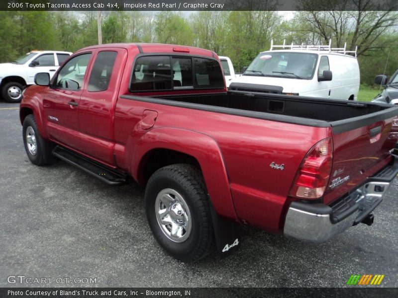 Impulse Red Pearl / Graphite Gray 2006 Toyota Tacoma Access Cab 4x4