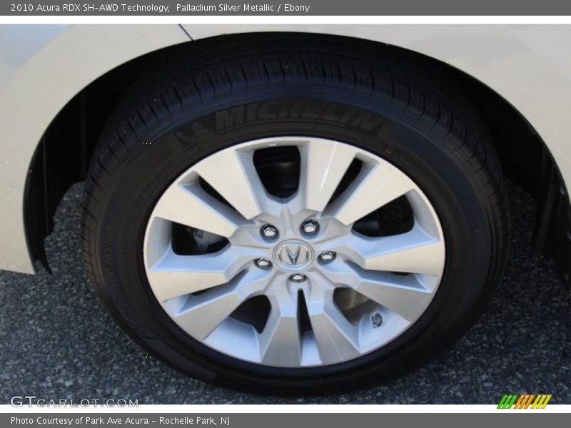 Palladium Silver Metallic / Ebony 2010 Acura RDX SH-AWD Technology