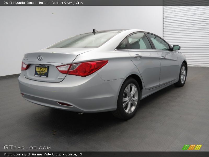 Radiant Silver / Gray 2013 Hyundai Sonata Limited