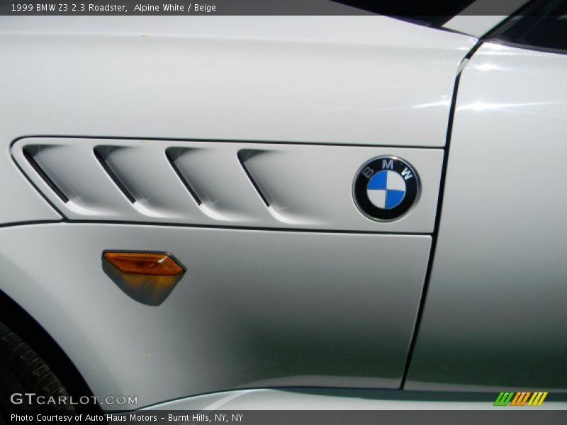 Alpine White / Beige 1999 BMW Z3 2.3 Roadster