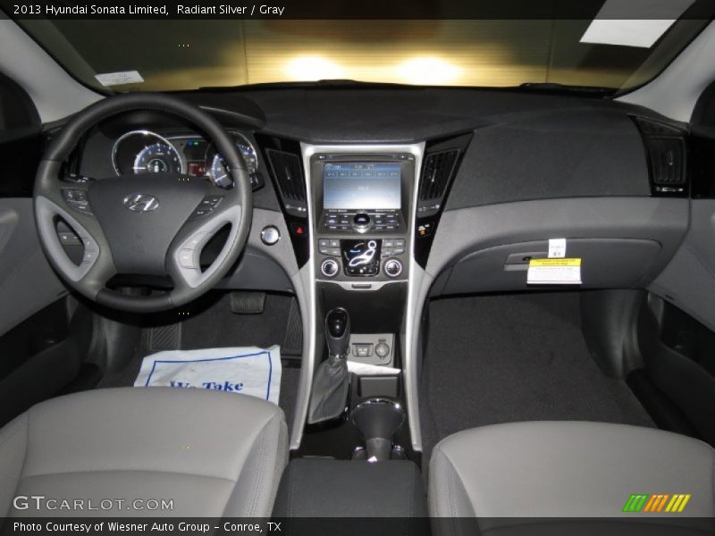 Radiant Silver / Gray 2013 Hyundai Sonata Limited