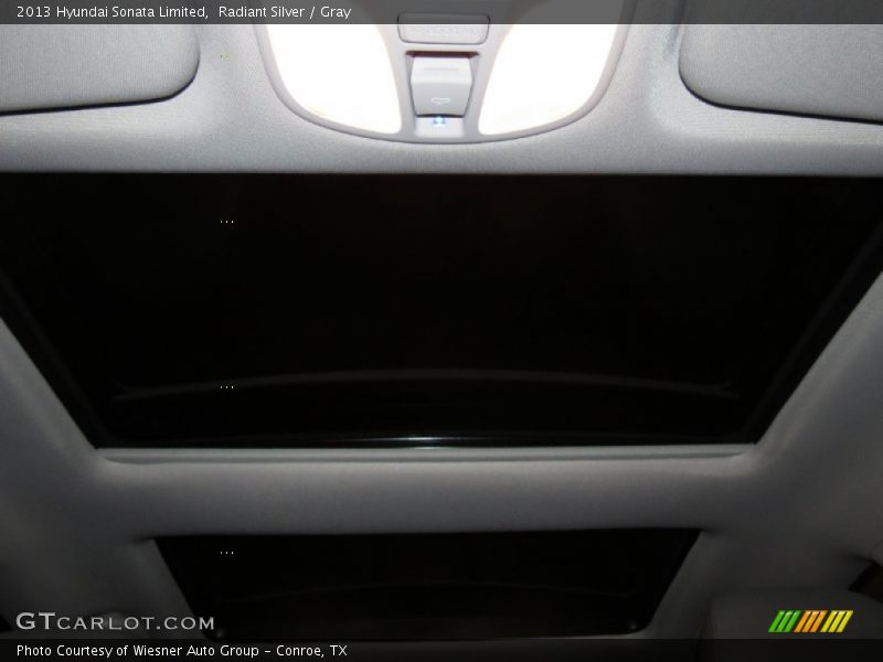 Radiant Silver / Gray 2013 Hyundai Sonata Limited