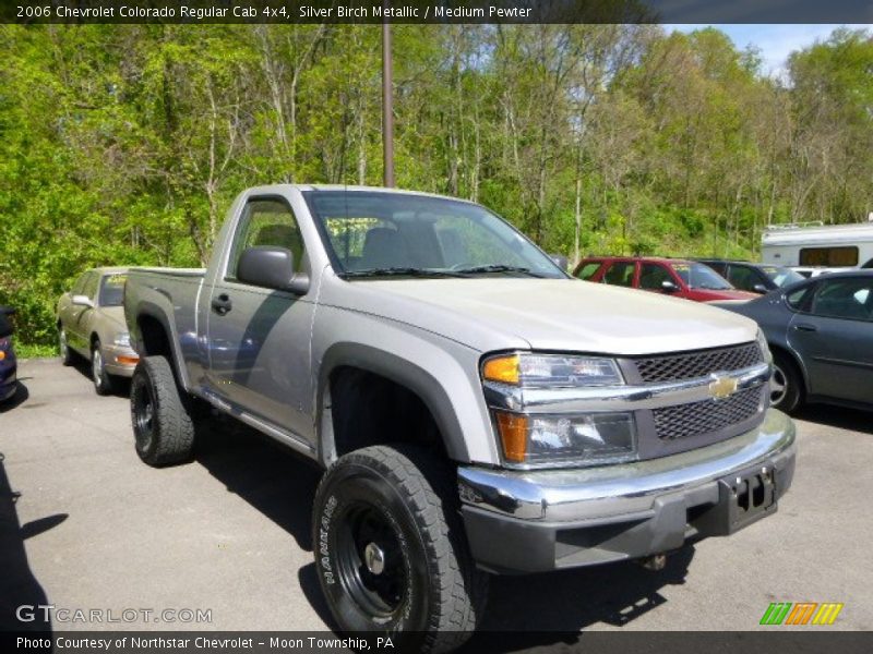Silver Birch Metallic / Medium Pewter 2006 Chevrolet Colorado Regular Cab 4x4