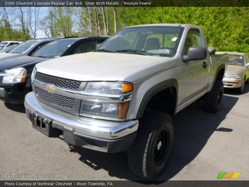 Silver Birch Metallic / Medium Pewter 2006 Chevrolet Colorado Regular Cab 4x4