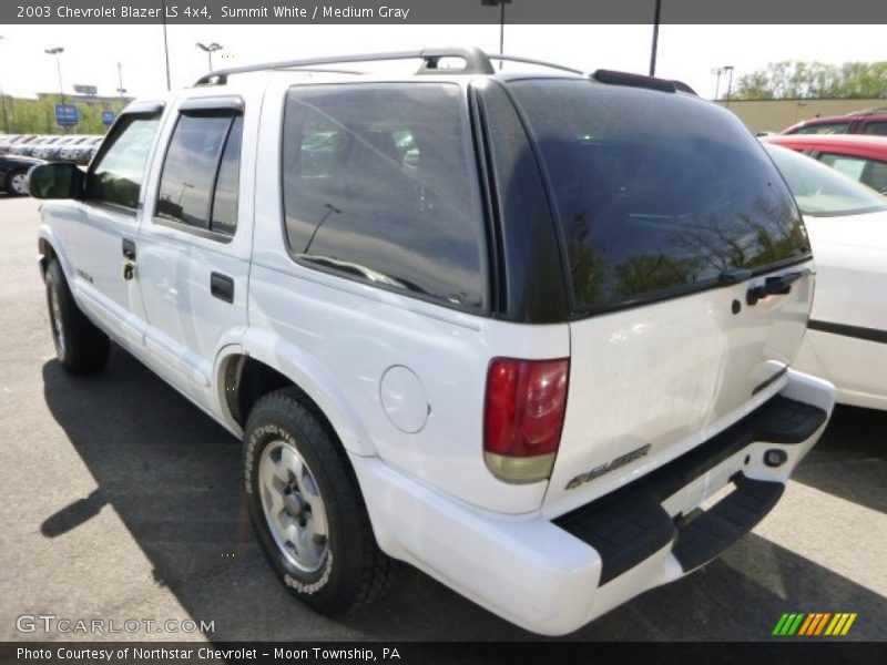 Summit White / Medium Gray 2003 Chevrolet Blazer LS 4x4