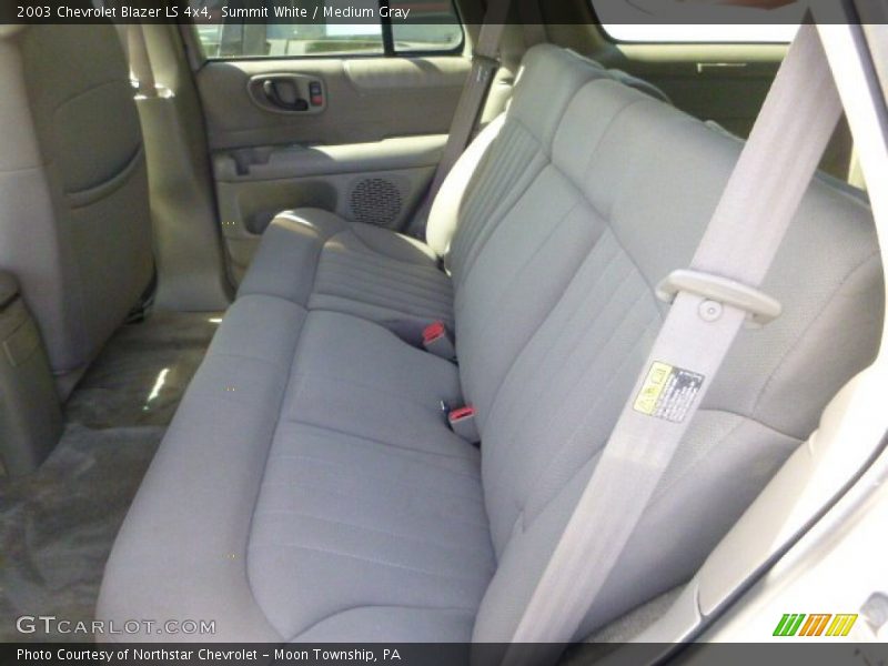 Summit White / Medium Gray 2003 Chevrolet Blazer LS 4x4