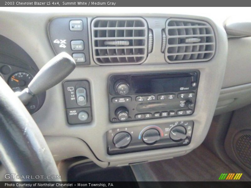Summit White / Medium Gray 2003 Chevrolet Blazer LS 4x4