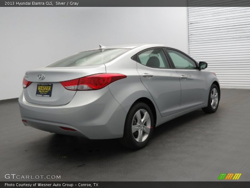 Silver / Gray 2013 Hyundai Elantra GLS