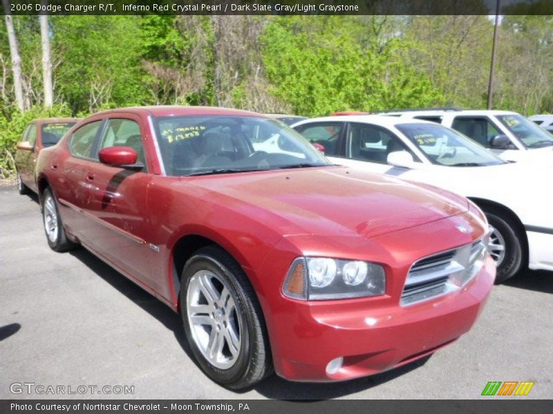 Inferno Red Crystal Pearl / Dark Slate Gray/Light Graystone 2006 Dodge Charger R/T