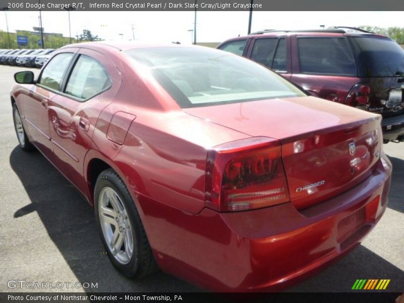 Inferno Red Crystal Pearl / Dark Slate Gray/Light Graystone 2006 Dodge Charger R/T