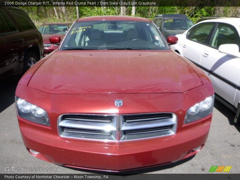 Inferno Red Crystal Pearl / Dark Slate Gray/Light Graystone 2006 Dodge Charger R/T
