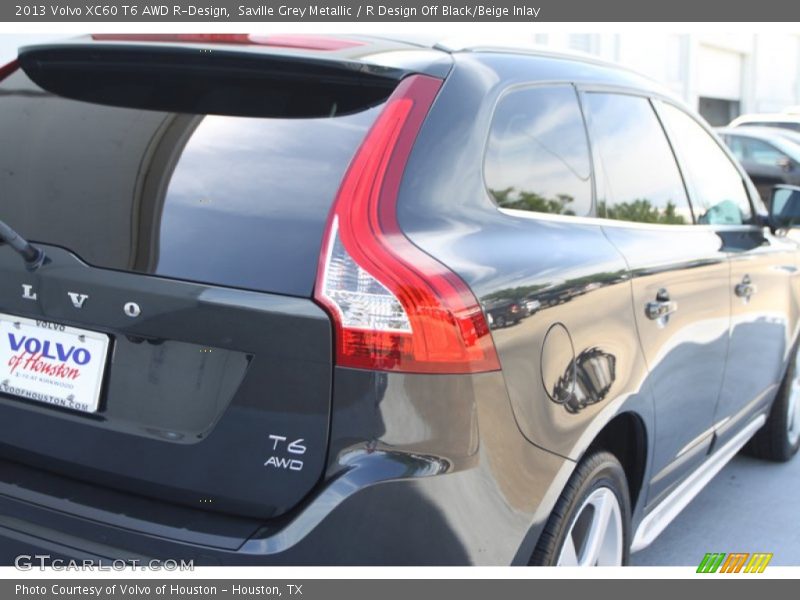 Saville Grey Metallic / R Design Off Black/Beige Inlay 2013 Volvo XC60 T6 AWD R-Design