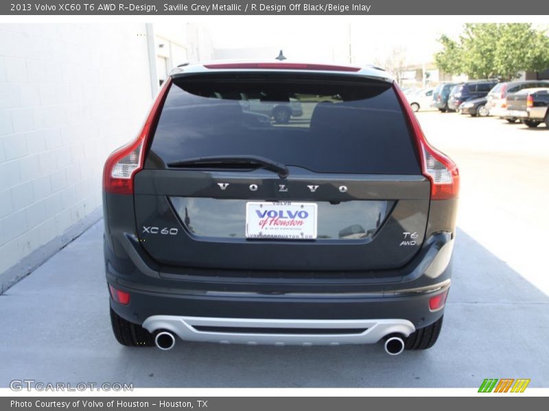 Saville Grey Metallic / R Design Off Black/Beige Inlay 2013 Volvo XC60 T6 AWD R-Design