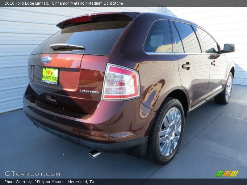 Cinnamon Metallic / Medium Light Stone 2010 Ford Edge Limited