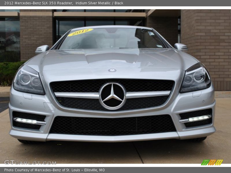 Iridium Silver Metallic / Black 2012 Mercedes-Benz SLK 350 Roadster