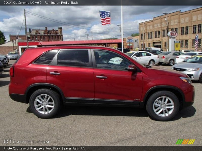 Remington Red / Black 2014 Kia Sorento LX AWD