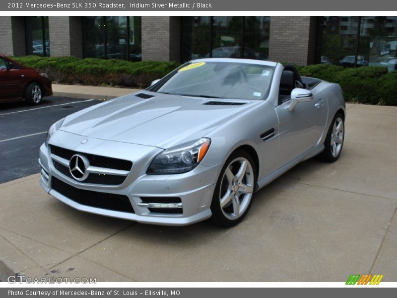 Iridium Silver Metallic / Black 2012 Mercedes-Benz SLK 350 Roadster