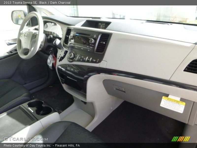 Black / Dark Charcoal 2013 Toyota Sienna SE