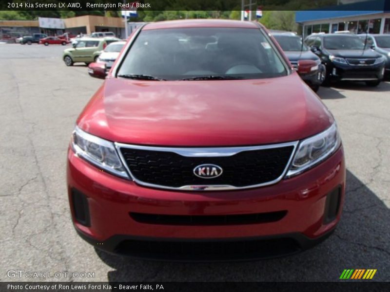 Remington Red / Black 2014 Kia Sorento LX AWD